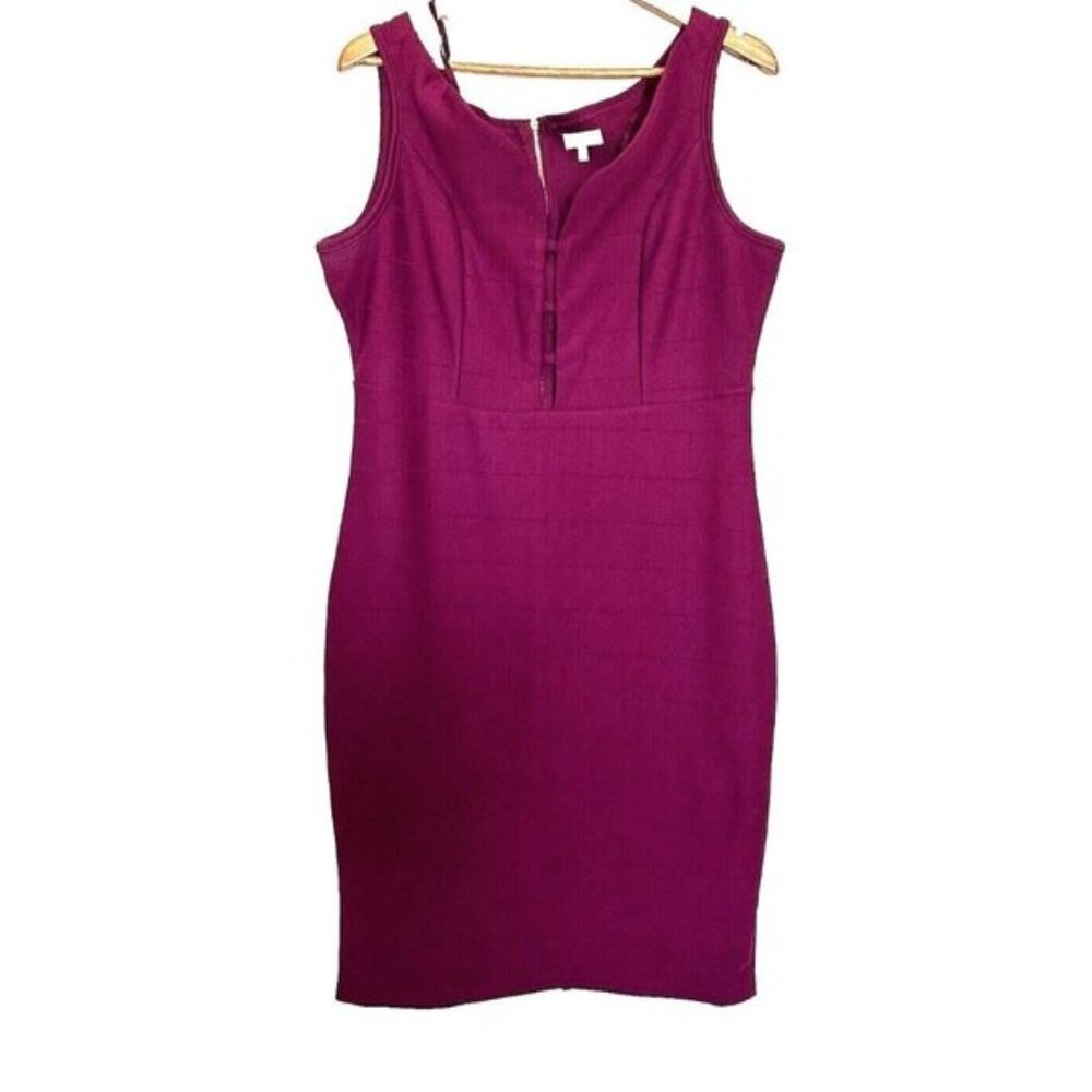 Love J Women’s Sleeveless Open Front Bodycon Long Midi Dress Light Purple Size2X
